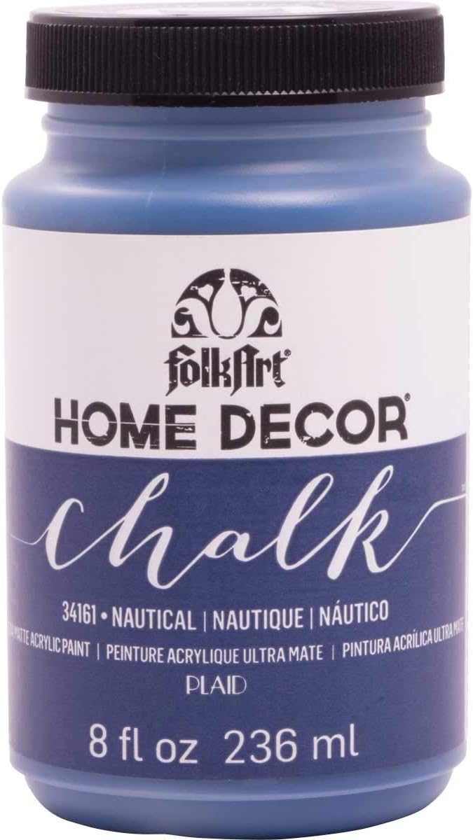 34161 Home Decor Chalk Furniture & Craft Paint in Assorted Colors, 8 ounce, Nautical