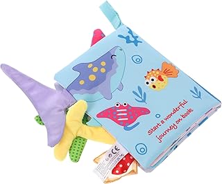 Toyvian 1Pc Livro De Pano Livro De Brinquedo Livro De Pano Leve Livro De Pano Premium Brinquedos De Brinquedo Para Bebê Portátil Criança Leve E Fino Bebê Avançado Prático Livro De Pano