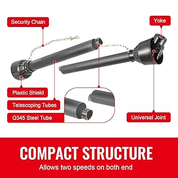 Amazon.com: Happybuy PTO Shaft, 1-3/8