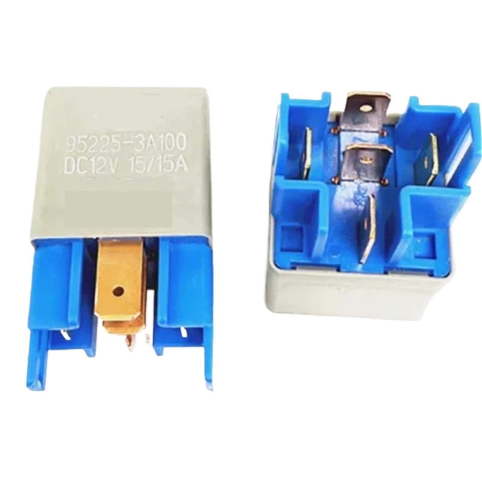 Relais 95225-3A100 12V 15A doté de 5 broches conductrices à haute résistance thermique, pack de 3