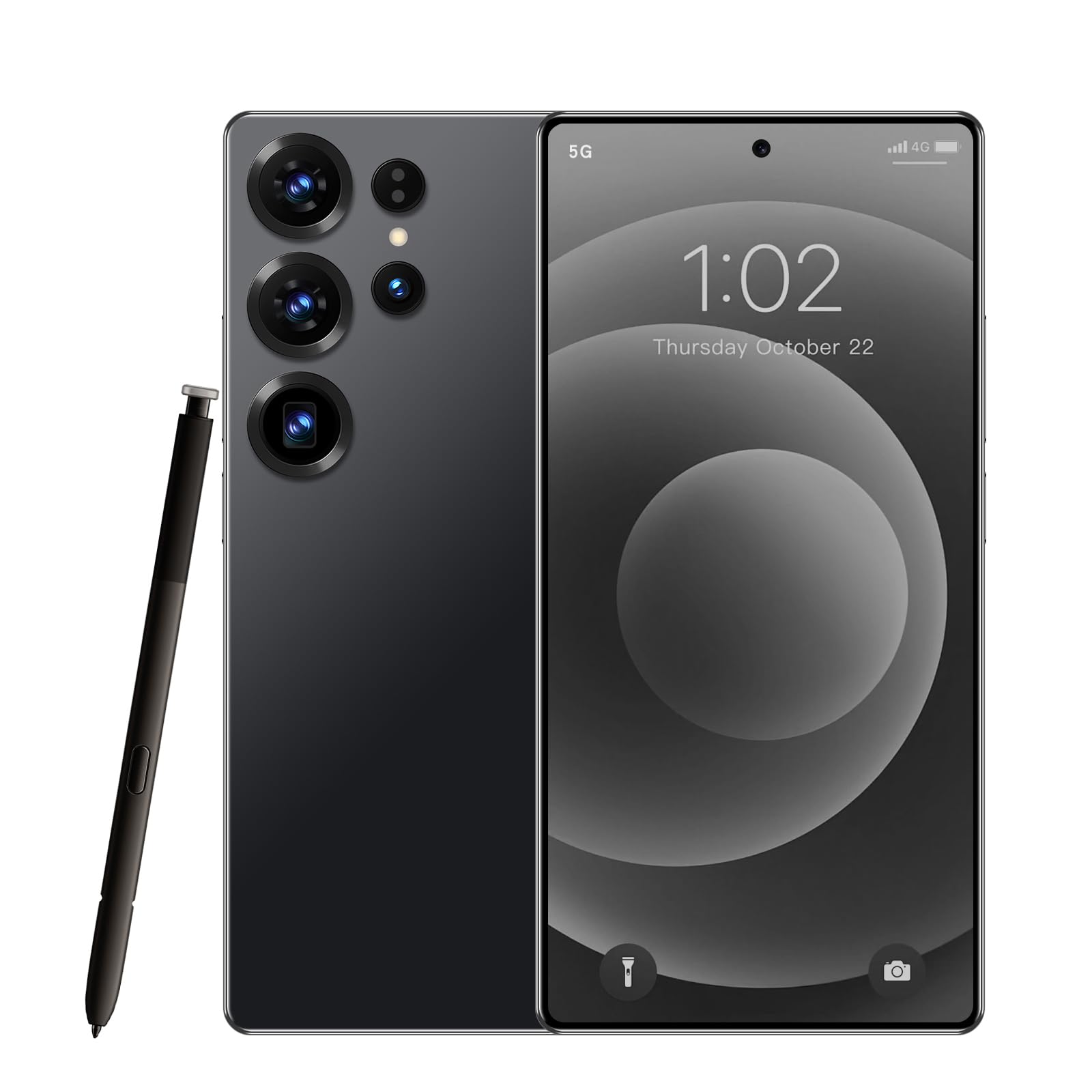 S25 Ultra 5G Unlocked Android Phones, Build in Pen, 16GB+512GB Octa Core Smartphone, Android 16 Phone, 108MP Zoom Camera, 6.9“ HD +120 Hz Screen, 7000mAh Battery, Dual SIM, Face Unlock-Silver — view 10