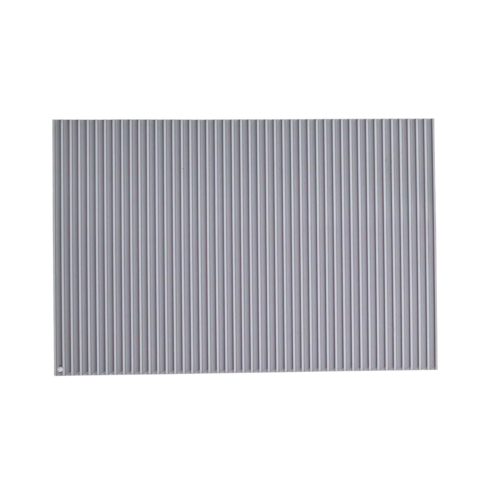 hogtnd Food Grade Silicone Placemat for Kitchen, Heat Insulation, Non-Slip Water Drain, Suitable for Various Cooking Appliances, Kitchen Mat