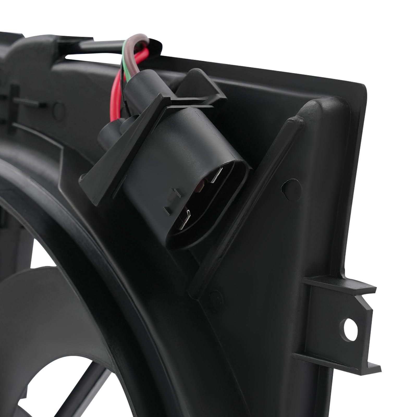 Ventola di raffreddamento 12 V 230 W a doppio ventilatore, motore in rame puro, ventola di ricambio diretta completa per Audi A3 VW Golf Jetta Passat Touran Skoda