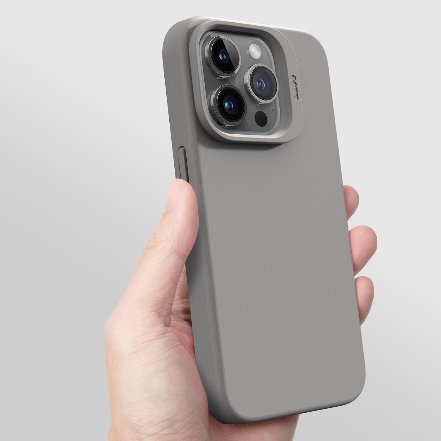 LAUT - HUEX Slim case Compatible with iPhone 15 Pro (6.1") - Grey