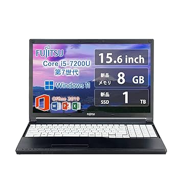 ノートパソコン lifebook windows11 No50132 青色 Windows11 Corei7-3632QM SSD512GB メモリ16G