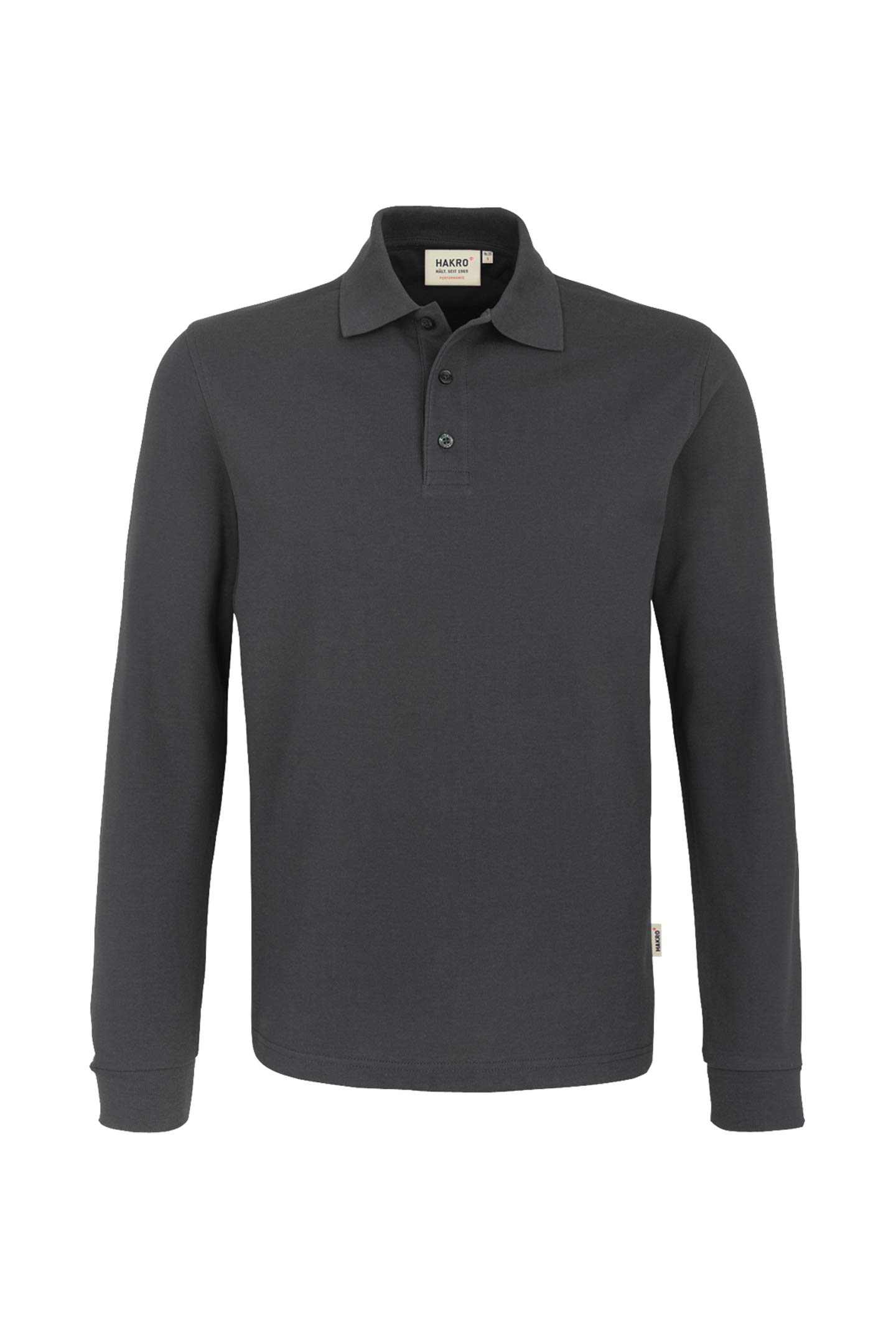 Hakro Longsleeve-Poloshirt Performance 815 – Longsleeve-Poloshirt 815, anthrazit