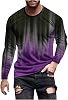Sudaderas con cuello redondo para hombre, estampado vintage, manga larga, casual y moderno, camisetas gráficas, tops deportivos para exteriores 1