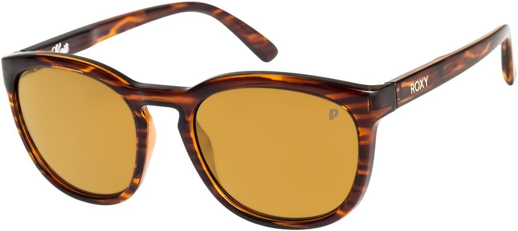 Roxy Womens Kaili Polarized - Sunglasses - Women - One Size - Brown Shiny Havana Brown/Flash Gold One Size