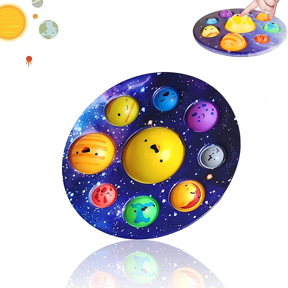 Space Dimple Fidget Solar System Planets Fidget Toys Space Astronomy Educational Toys for Party Favors Birthday Gift