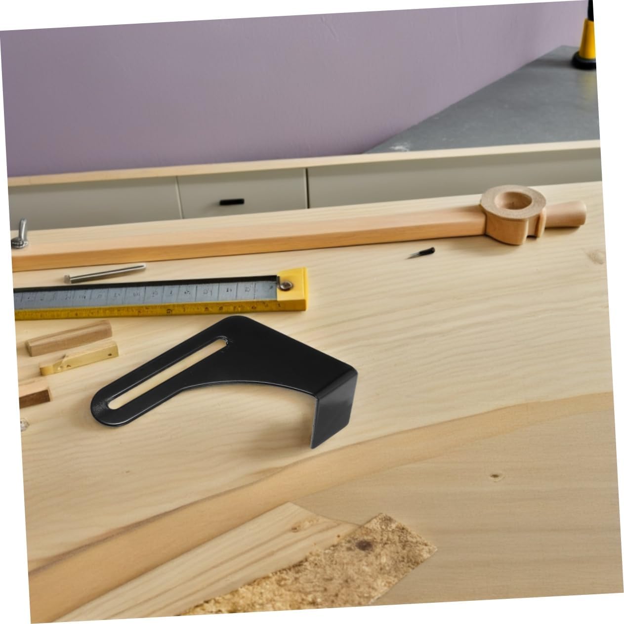 DOITOOL 1Pair Bench Grinder Stand Bracket Tool Rest Durable Easy to Install for Various Grinder Models Boosts Efficiency Safety Your Workshop