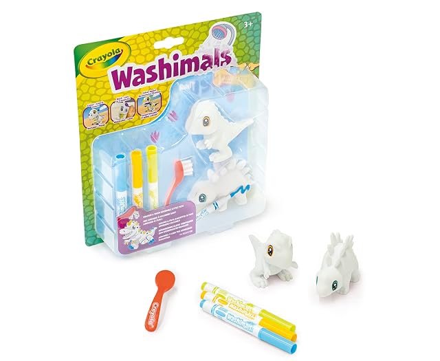 CRAYOLA - Washimals Dino, Kit de Recambio Dinosaurios, Juego y Regalo para Niños, a Partir de 3 Años, 74-7513