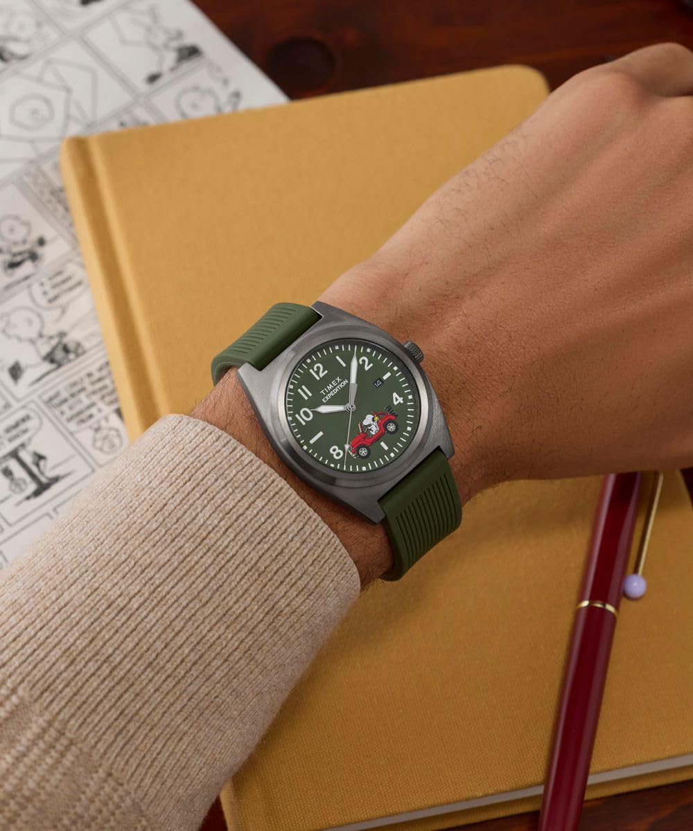 Timex Orologio Uomo Al quarzo Peanuts Expedition Field