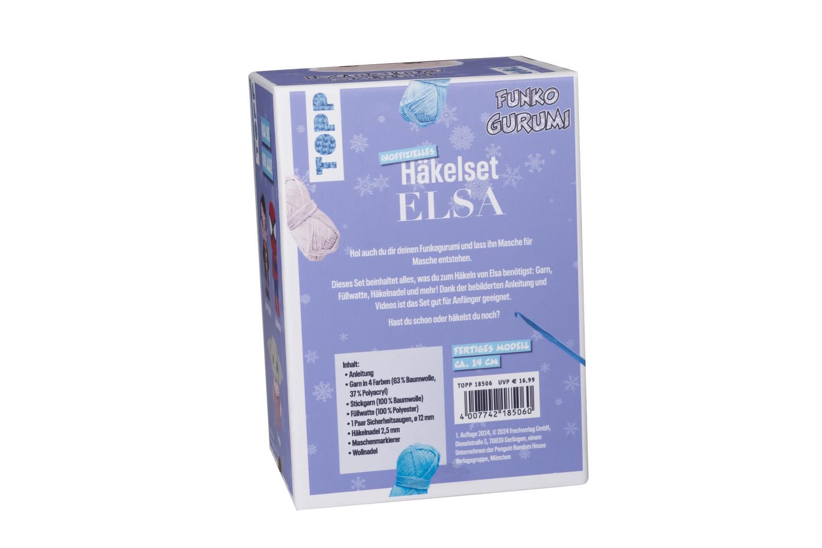 Topp Funkogurumi Elsa, Le Kit De Crochet Non Officiel, Instructions