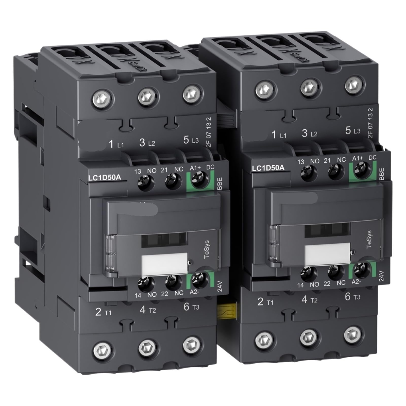 TPKMVGAP 1pcs LC2D50ABBE reversing contactor - 3P - = 440 V - 50 A AC-3-24 V DC coil