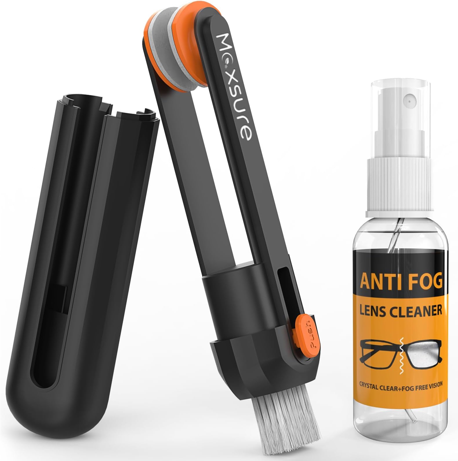3 in 1 Glasses Cleaner, Glasses Cleaning kit with 30ml Anti Fog Glasses Cleaners