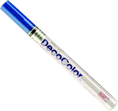 UCHIDA Deco Color Extra Fine Paint Marker Art Supplies, Blue