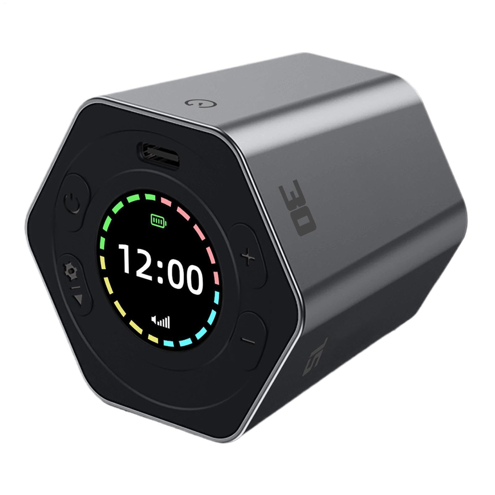 Minuteur de Bureau Horloge Rotative à Capteur Rechargeable