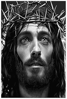 Salvatore Divina Misericordia Gesù Cristo (3) Poster su tela da parete Decorazione da parete Quadri per soggiorno camera da letto Decorazione Unframe: 50 x 75 cm