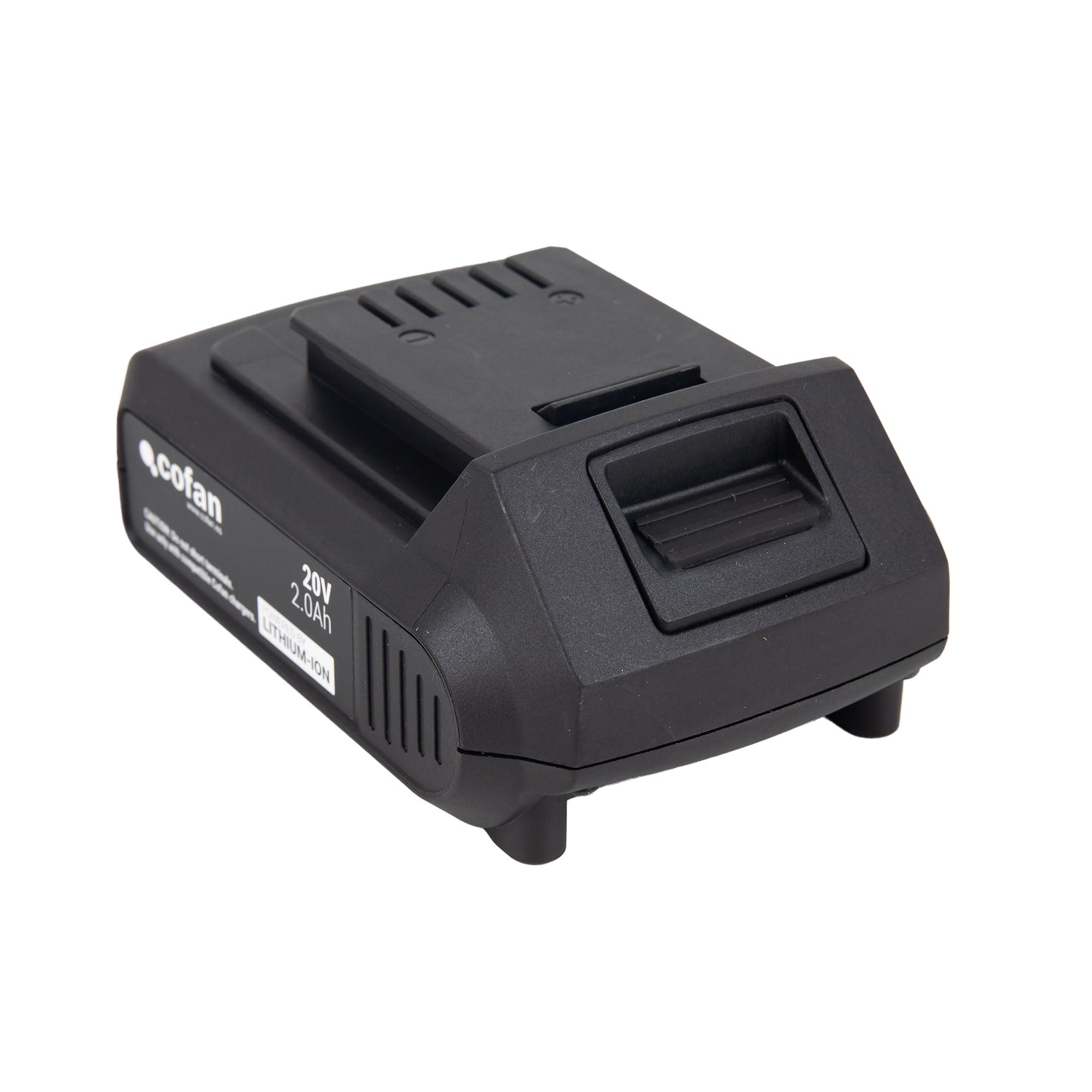 Cofan Batteria ricaricabile agli ioni di litio da 20 V e 2,0 Ah | Adatto per strumenti Cofan | Sistema 1 For-All | Indicatore di carica | Protezione da sovraccarico, sovratensioni e cortocircuiti