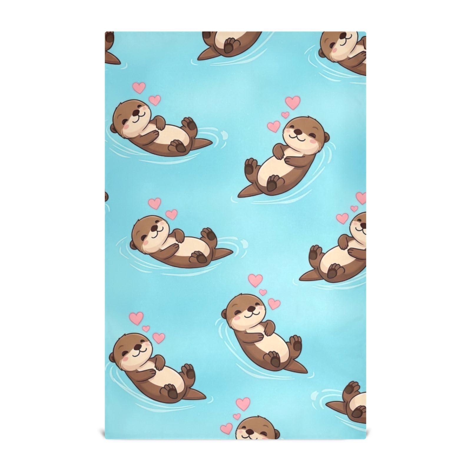 Torchons de cuisine absorbants loutres GAIREG lot de 6 essuie-mains en polyester 71x45 cm