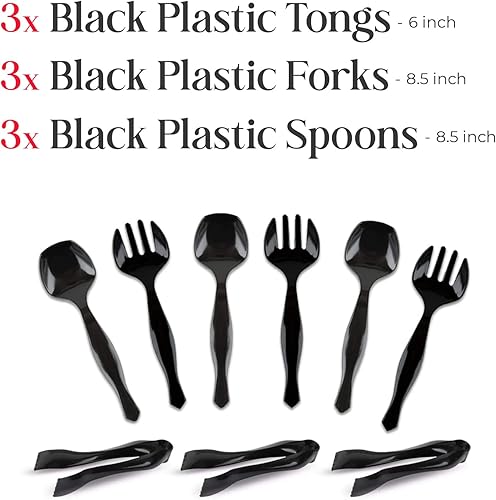 Miniatura 5 de Juego de platos plegables desechables para bufé, juego de 6/36 piezas de tamaño medio (9 x 13) para catering y calentadores de bufé, calentador de