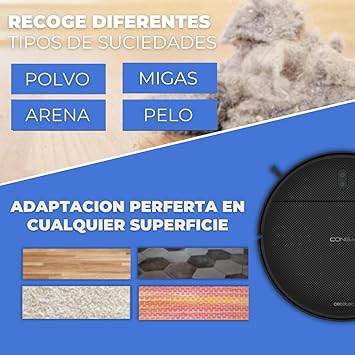 Brush & Style Kit de 6 Recambios para Conga 1090, 1099, 1790, 1990, 2290 Ultra y Titanium – Cepillos Laterales Repuestos Compatibles para Robots Aspiradores Cecotec Conga4