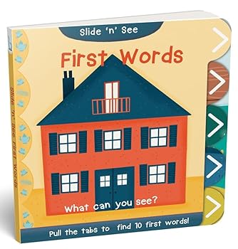 Hardcover Slide 'n' See First Words Book