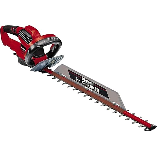 Einhell Electric Hedge Trimmer GE-EH 7067 (700 W, Cutting Length 67 cm, Protective Sheath, Anti-Cable Pulling)