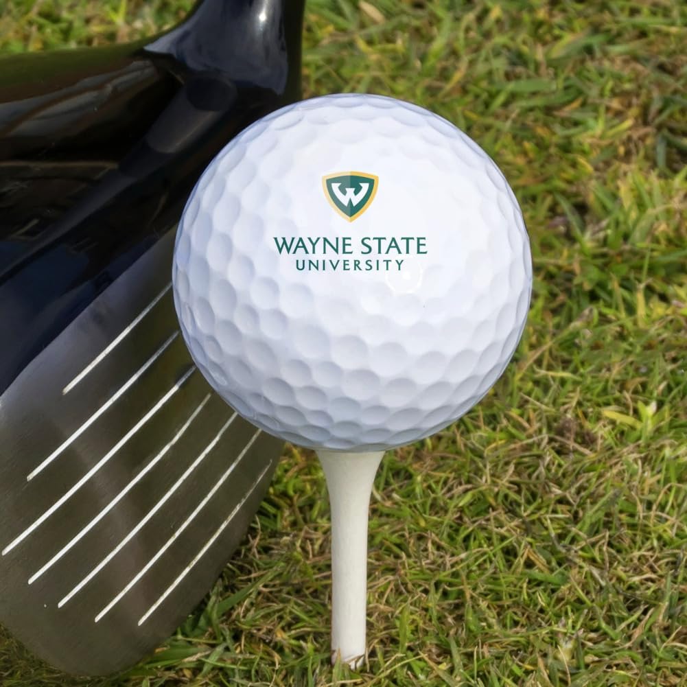 Collegiate Design 520 Wilson Golf Balls 12 Pack, Regulation Size Full Color Premium Golf Balls Collection