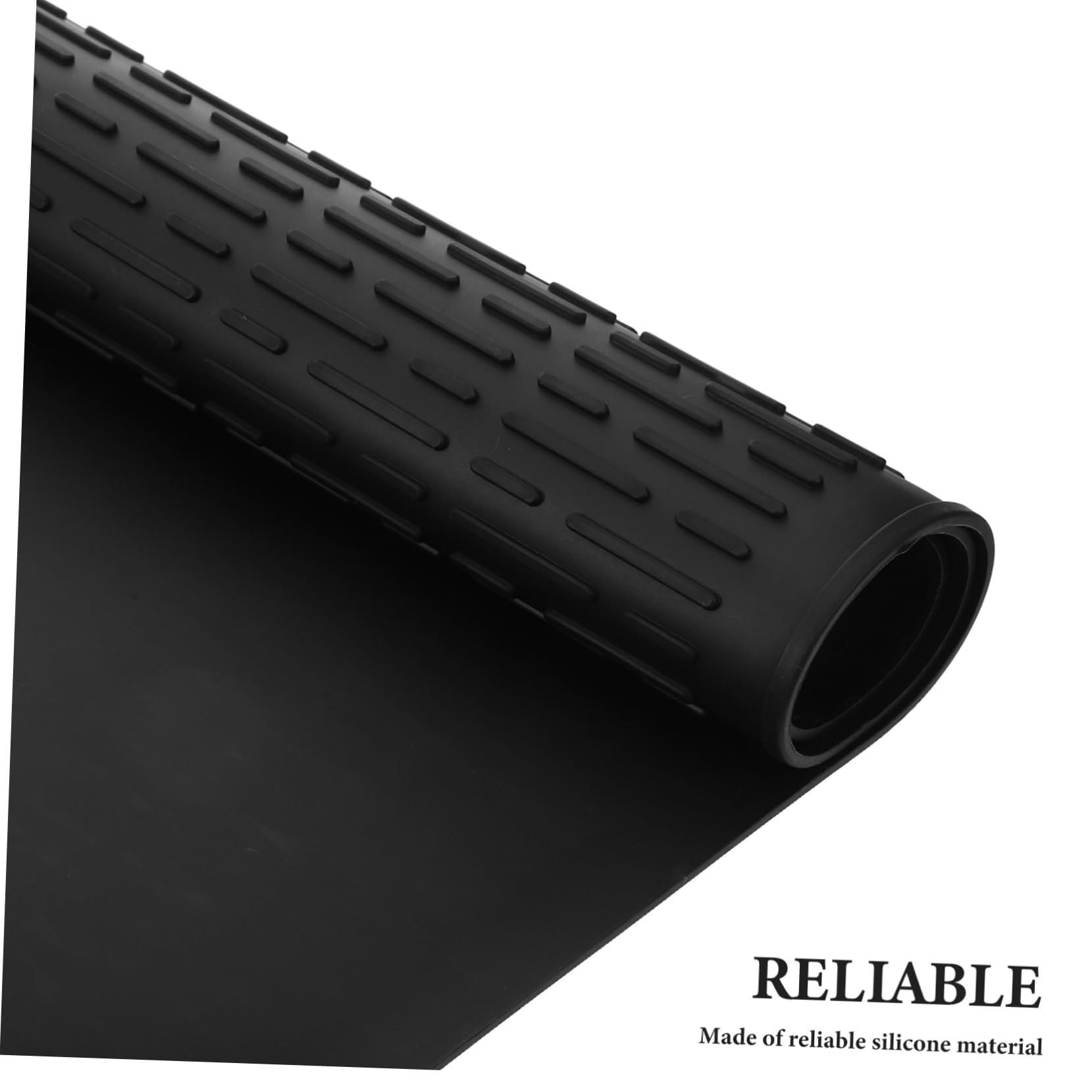 Tapete de Silicona para Cocina de Inducción 20x28 Pulgadas | Negro, Uso Doméstico, Resistente Temperatura E, Fácil de Limpiar y Guardar
