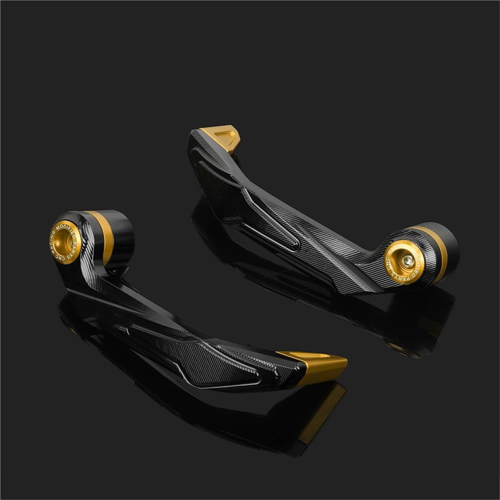 Hizorb Gold Handguards For Kawasaki Zx6r Zx6rr Zx-6R Zx-10R 2000-2021 2022 2023 2024 Motoecycle Handguards Brake Clutch Lever Guard Protector(Gold)