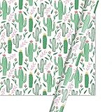 ALTA CALIDAD: Papel de regalo bastante grueso, brillante colección de elementos navideños perfecta para regalo de navidad, fiestas y otros usos.