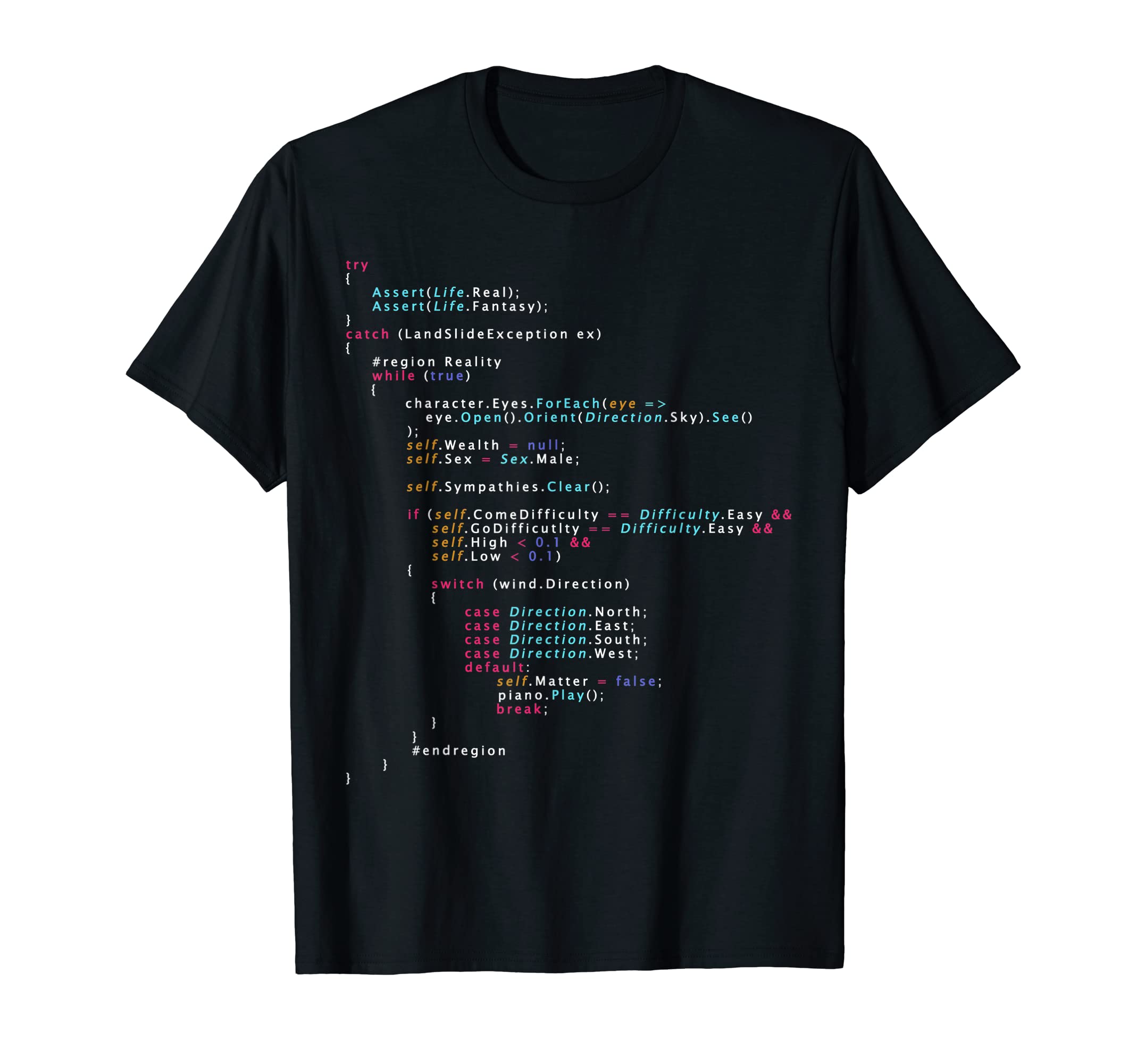 Programming and Coding Syntax TeesIs This The Real Life Coding Programming T-ShirtOEKO-TEX STANDARD 100