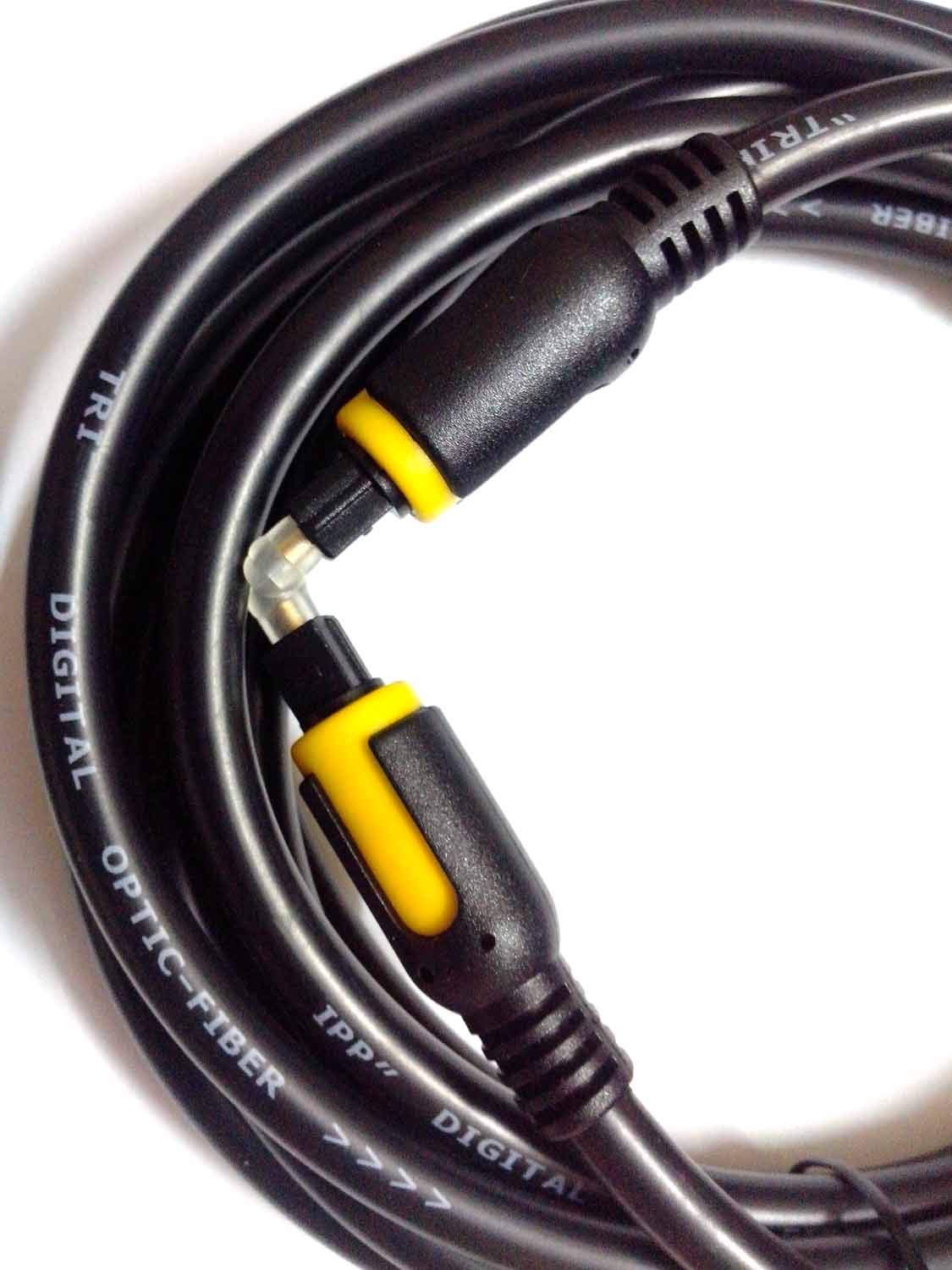 Yash Vision Digital Optical Audio Toslink Cable For Home Theatre, Tv, Audio Systems, Dolby Digital, Dts, Media Player, Cd Player, Dvd Player (9 Feet/3 Meters Black) (B07RG67HXK) Amazon Price History, Amazon Price Tracker