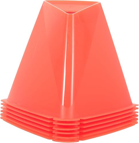 GANAZONO Conos de entrenamiento de fútbol, conos de plástico, agilidad, suministros de entrenamiento de fútbol, disco de entrenamiento de fútbol,