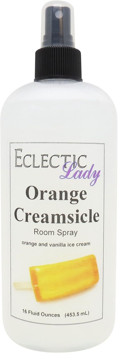 Orange Creamsicle Room Spray (Double Strength), 16 Ounces, No Artificial Colors, Parabens, or Preservatives - Fragrant Aromatic Room Mist For Home, Room, Office