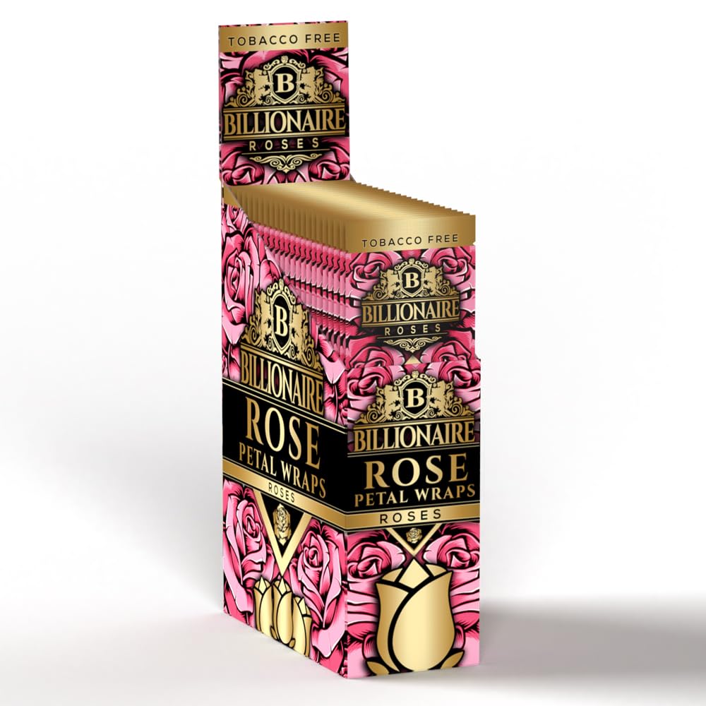 Amazon.com: Billionaire Rose Petal Wraps - Organic, Tobacco-Free