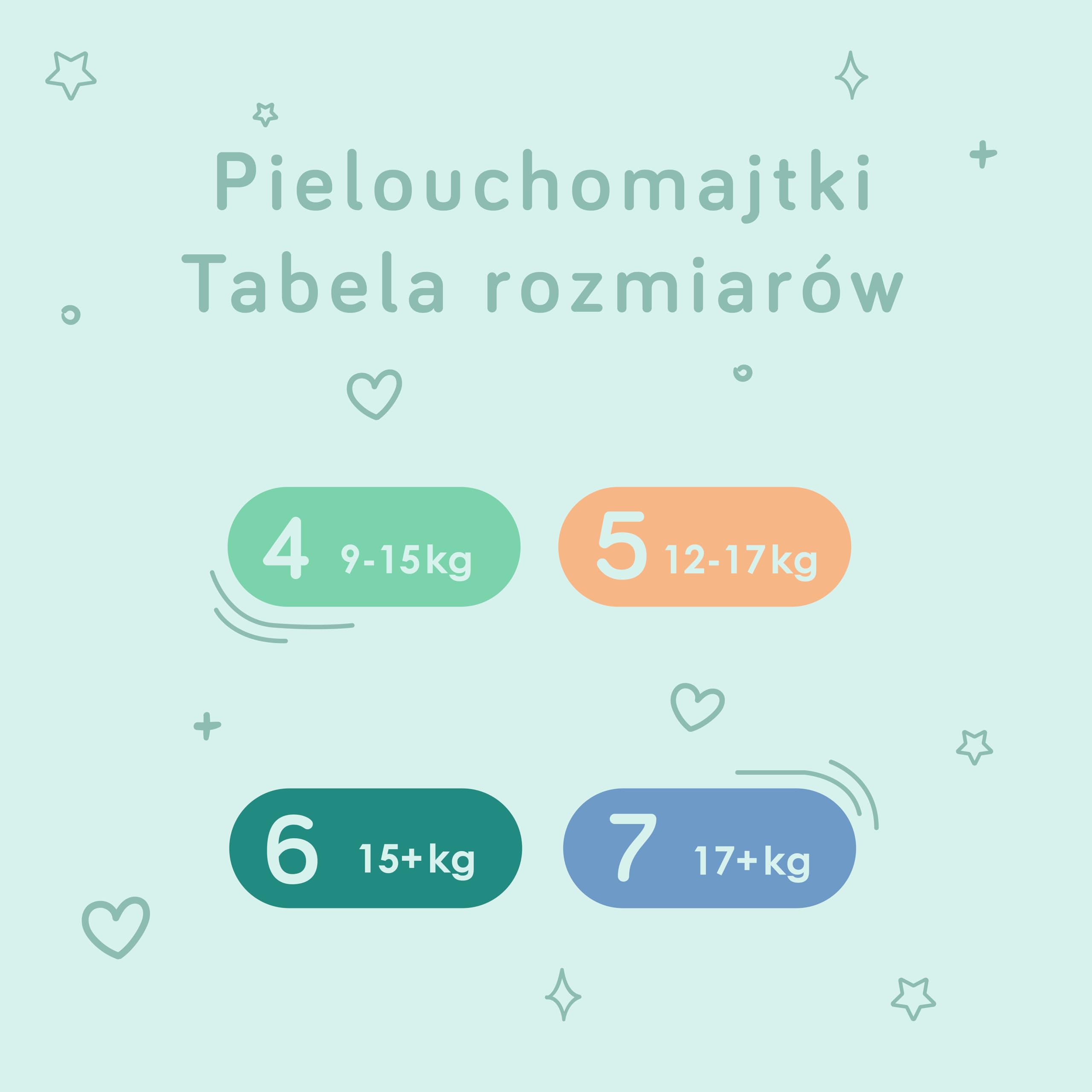 PureBorn Pieluchomajtki Baby Pants, Rozmiar 7 (17+ kg), 16 Sztuki, Doskonała Ochrona i w Dzień i w Nocy, Wyjątkowo Miękkie, Przyjazne dla Skóry, Testowane Dermatologicznie