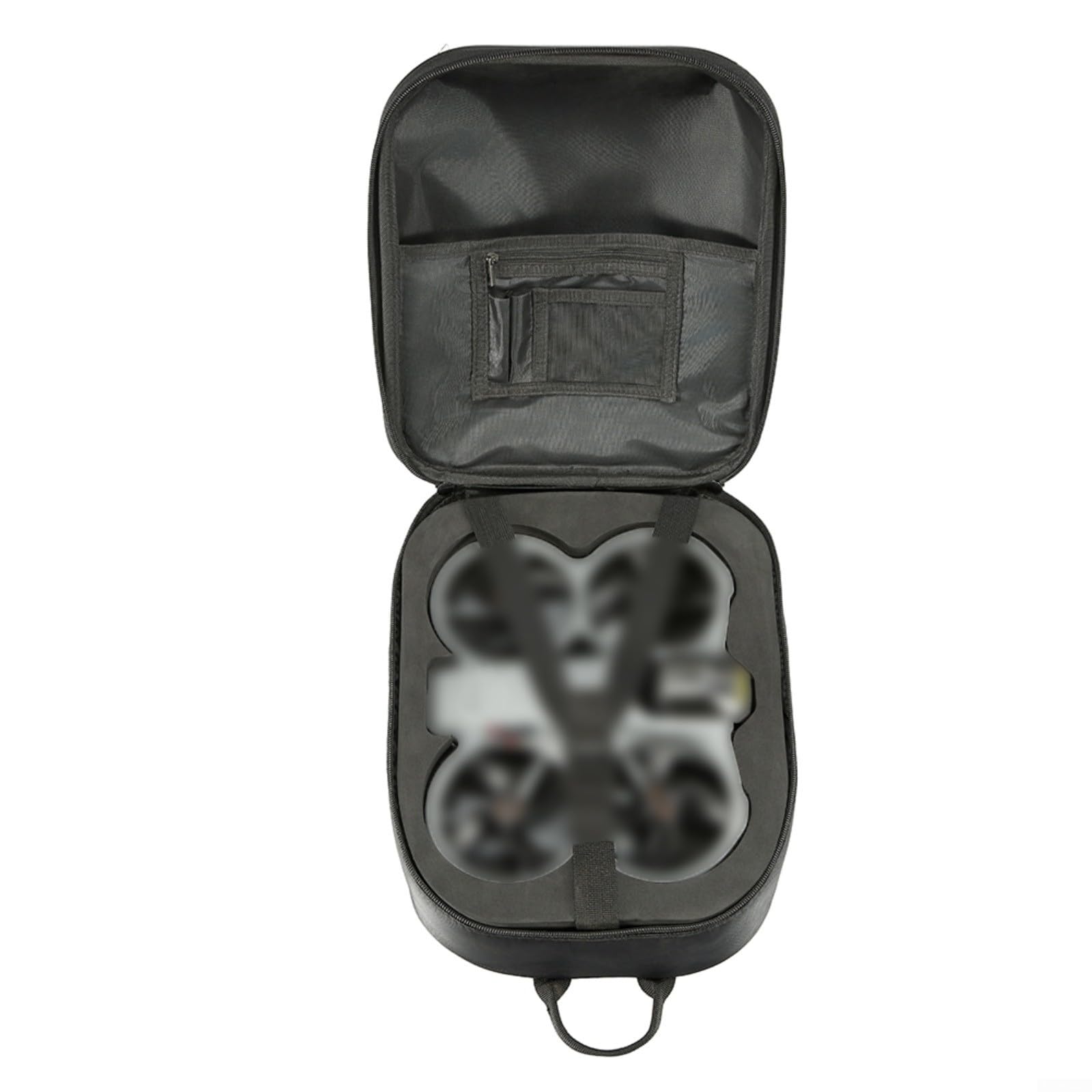 Bolsa de almacenamiento para consola Anbernic Rg Vita Pro, funda portátil de tela 1680D con compartimentos dedicados para juegos de viaje, gris, 21,8 x 10,3 x 4,2 cm