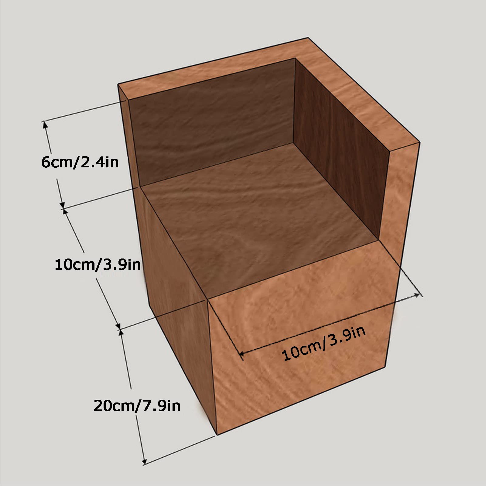 Ekologiczne sosnowe nogi do stolika kawowego – zestaw 4 nóg do mebli do zabudowy do biurek, stołów jadalnych, sof, ławek i szafek (10 x 10 x 20 cm) – wzór z naturalnego drewna