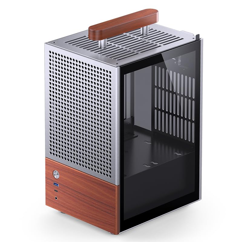 Amazon.co.jp: PCケース JONSBO ITX T6 (シルバー) : パソコン・周辺機器