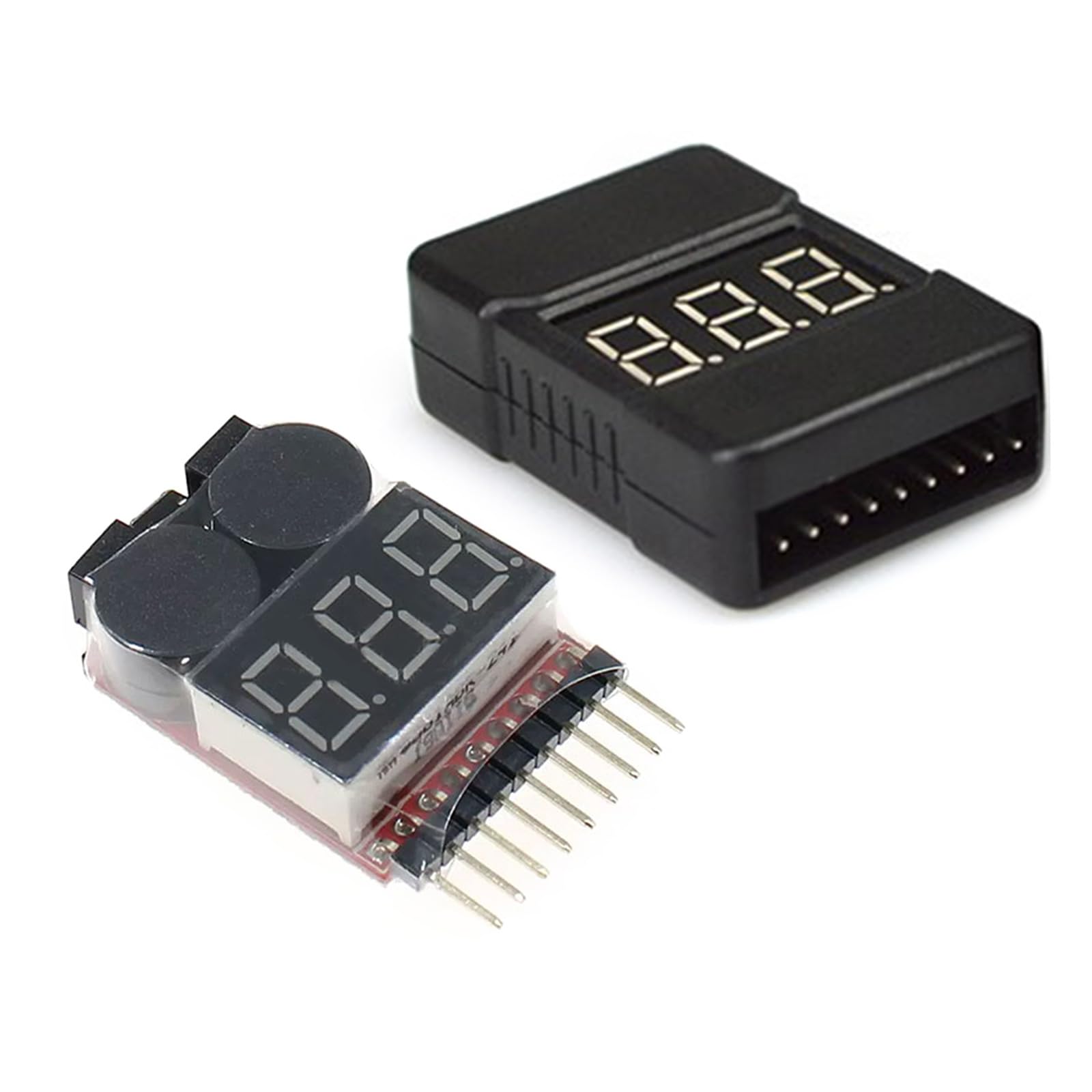 Tester Isolamento 1-8S BX100 2 In1 Lipo Li-ion Battery Low Voltage Tester Dual Speak Buzzer Alarm X 100 V - Foto 7