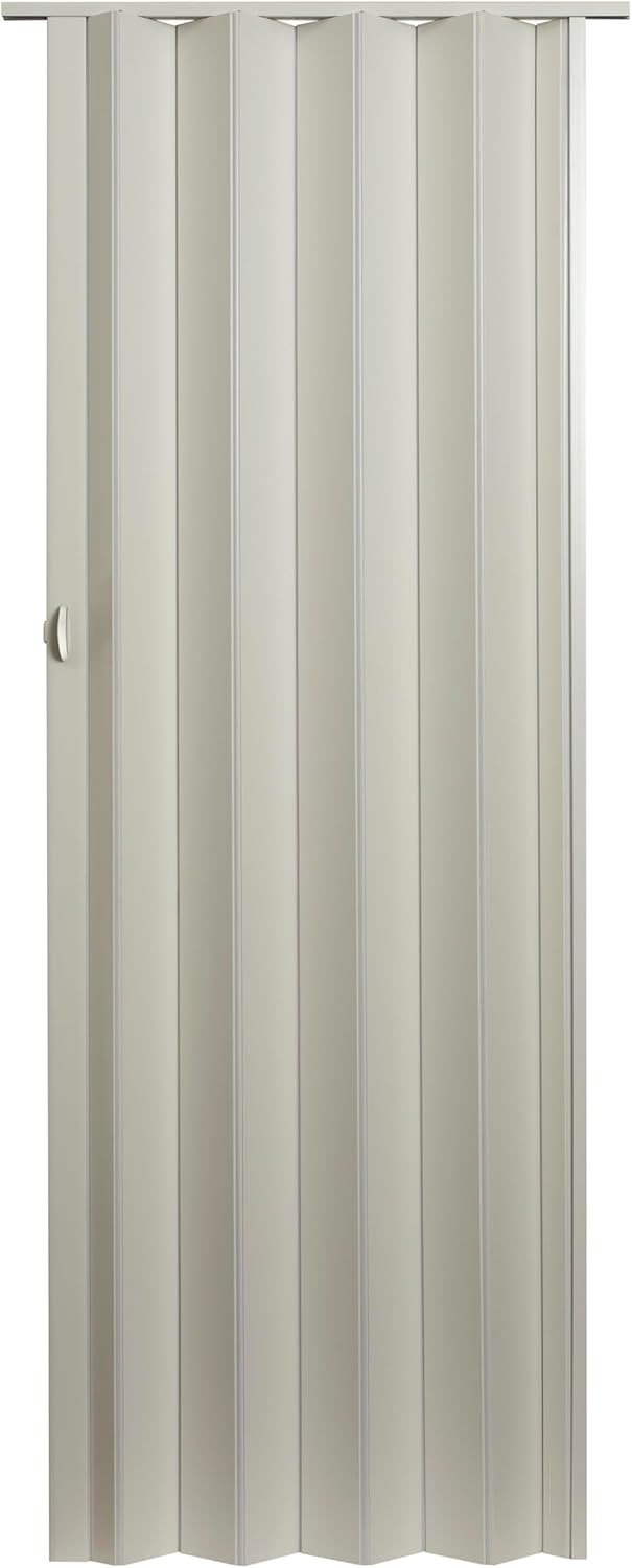 LTL Home Products 36 in. x 80 in. Vinyl PVC Interior Folding Accordion Door, Kit with Hardware, Homestyle Echo, Chestnut