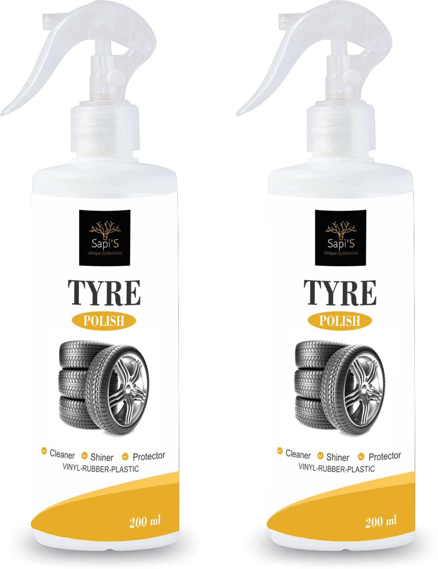 SAPI'S Car & Bike Tyre Cleaner & Shiner (1000ml) - Vehicle Interior Cleaner, Deep Clean & Shine-image-12