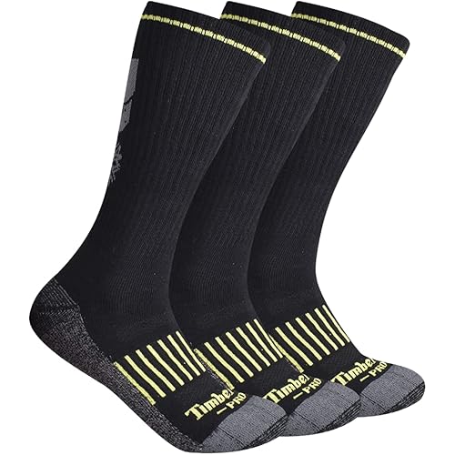 Timberland PRO Men's 3-Pack Crew Socks