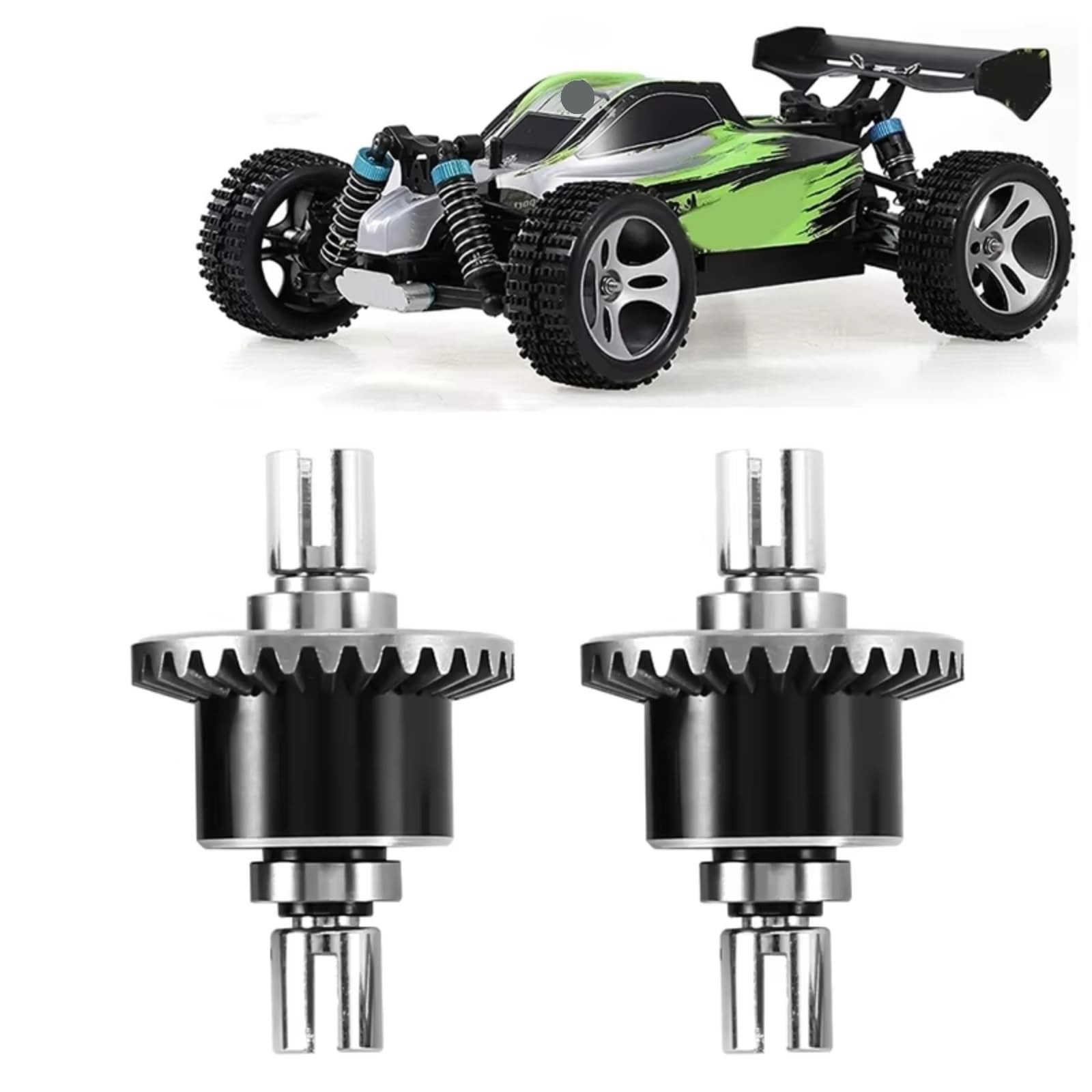 Accesorios coches RC per Wltoys 144001 124019 124018 rc Car Upgrade Parts Accessori Differenziale Metallo E Copertura Dell'alloggiamento del Cambio