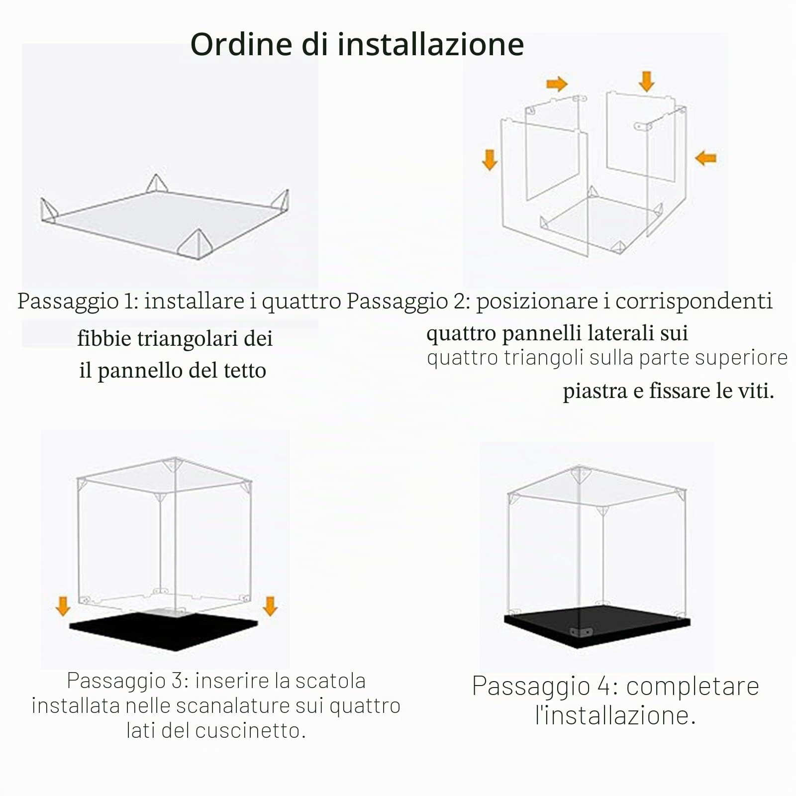 Scatola di schermo in acrilico trasparente,Scatola a prova di polvere spessa con base stabile per collezioni Action Figures,Modelli,Facile da installare (7.1x7.1x7.1Inch/18x18x18CM)