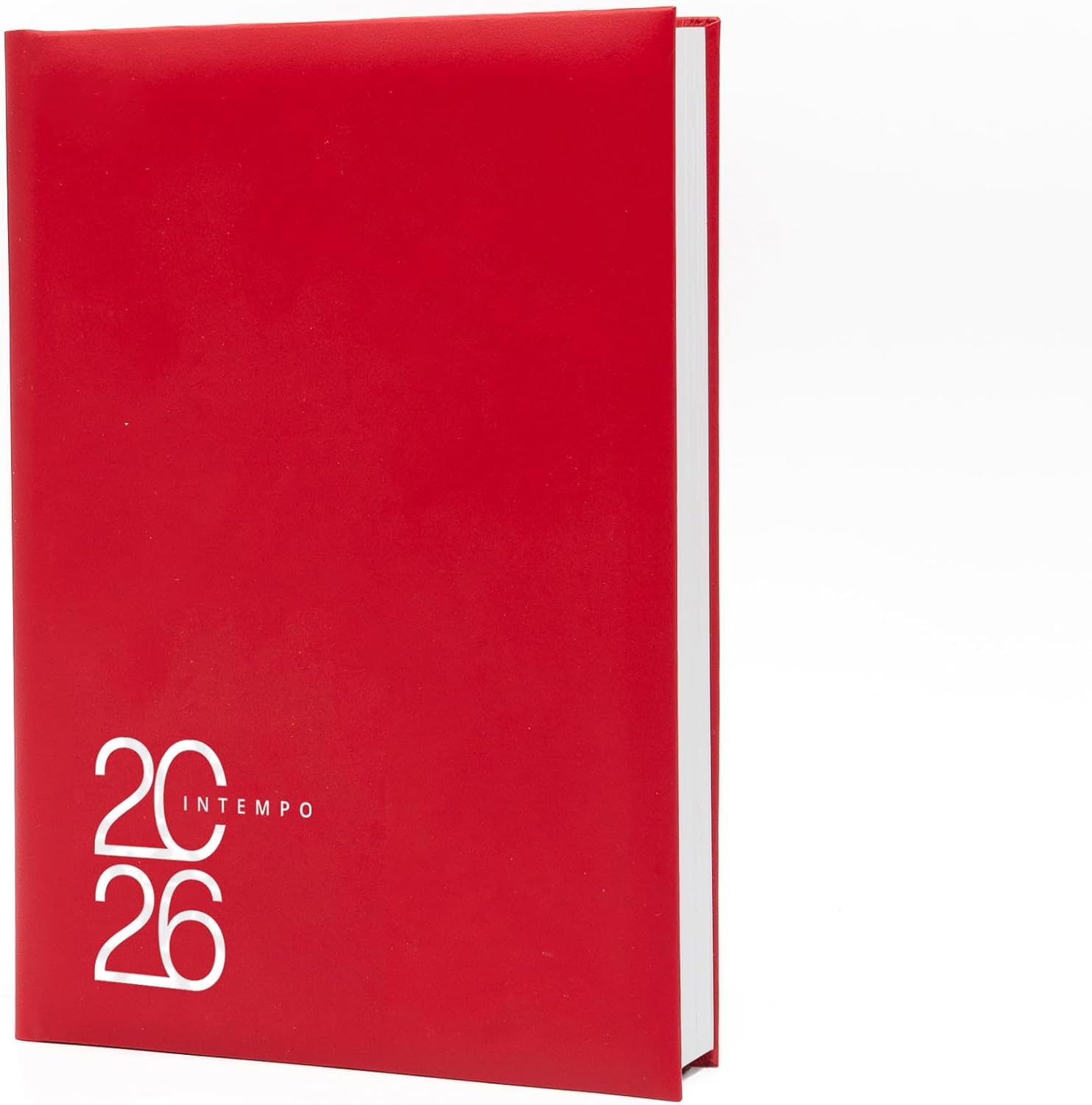 AGENDA 2026 GIORNALIERA 2 PAGINE PER GIORNO COPERTINA ROSSA