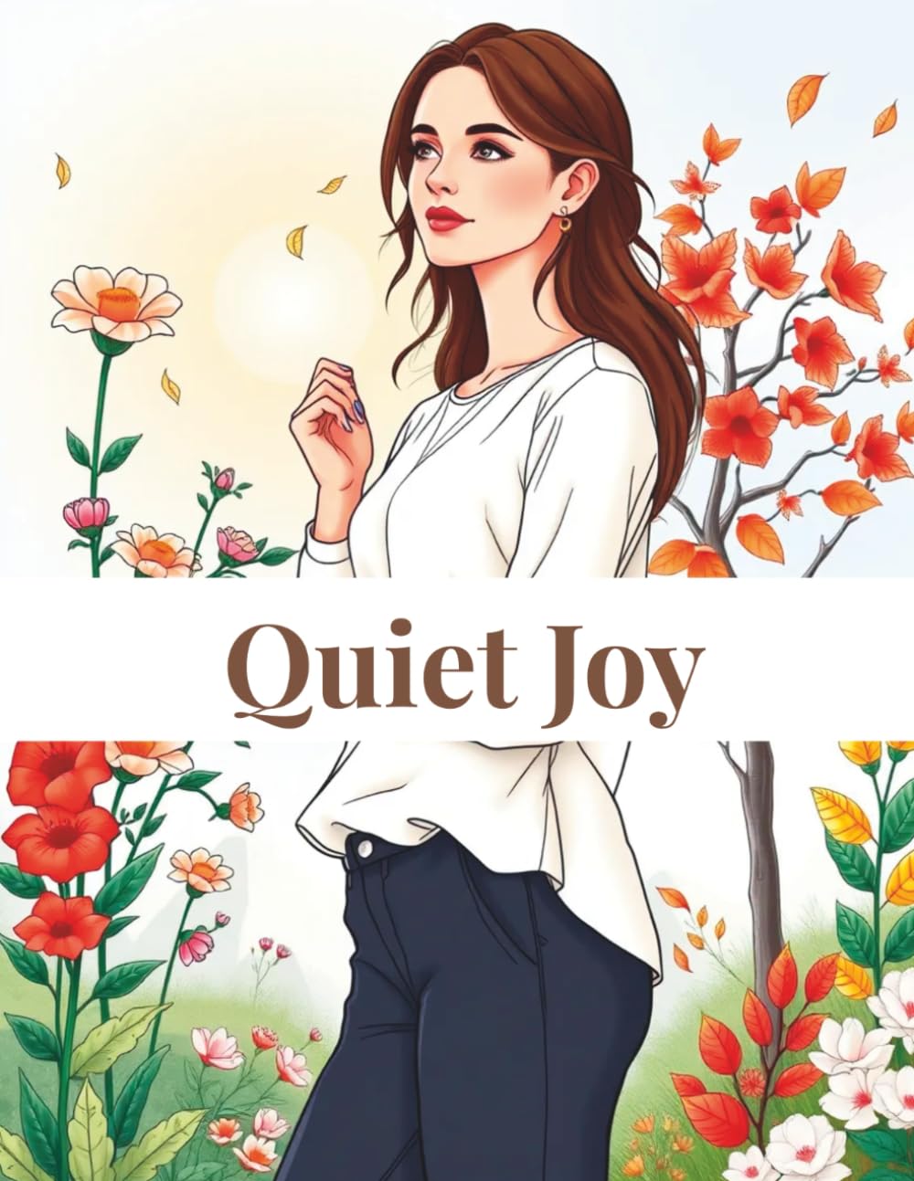 Quiet Joy: An Adult Coloring Book of Everyday Life Through the Seasons