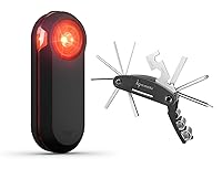 Vista 1 de Wearable4U - Garmin Varia RTL515 - Radar retrovisor de ciclismo con alertas visuales y audibles para vehículos con paquete de múltiples herramientas